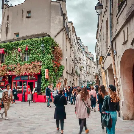 Marais-picasso, Rue Debelleyme - 4 People Lejlighed Paris
